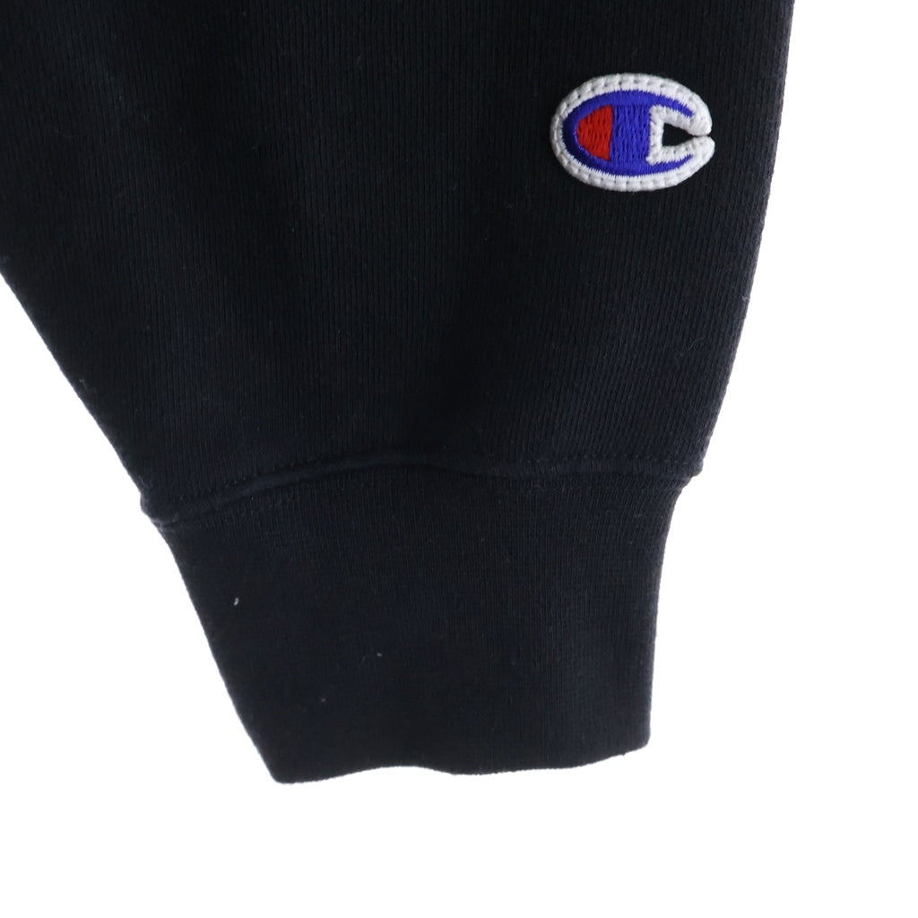 WTAPS(ダブルタップス) ×CHAMPION ACADEMY CREW NECK フロントアカデミープリント クルーネックスウェットトレーナー ブラック C8-B024
