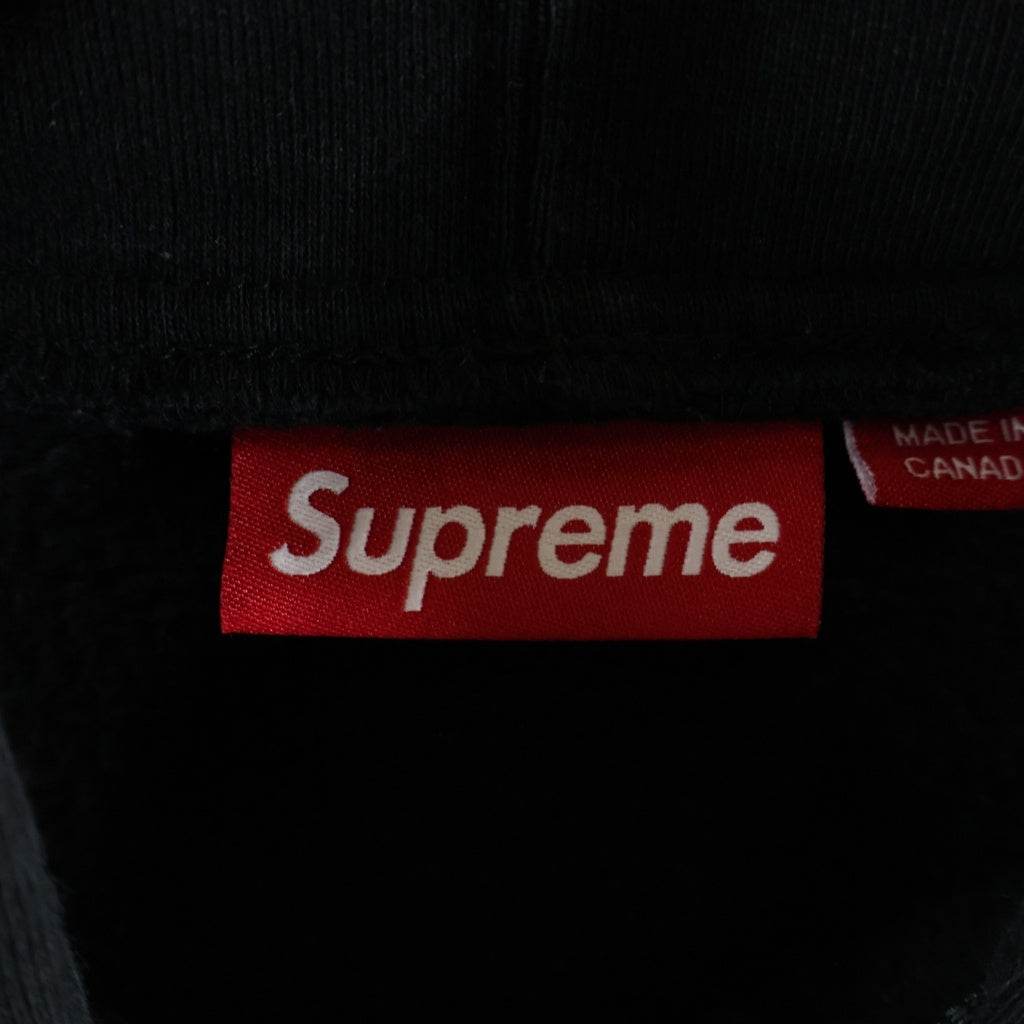 SUPREME(シュプリーム) 24AW S Logo Zip Up Hooded Sweatshirt Sロゴ ジップアップフーディー ブラック