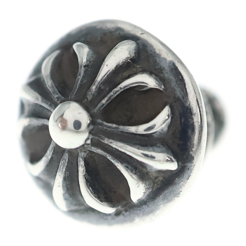 CHROME HEARTS(クロムハーツ) STUD CRSBLL クロスボールスタッドピアス シルバー BCA110