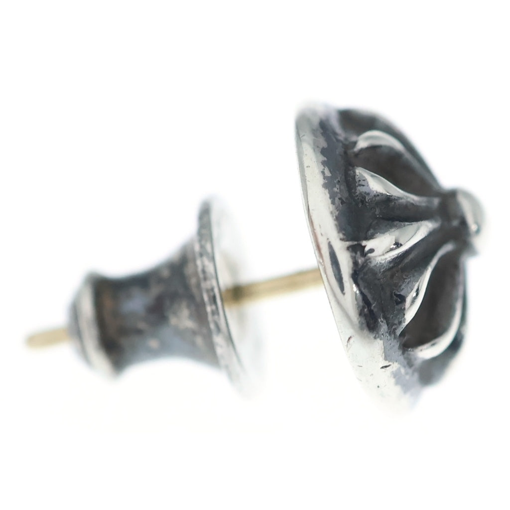 CHROME HEARTS(クロムハーツ) STUD CRSBLL クロスボールスタッドピアス シルバー BCA110