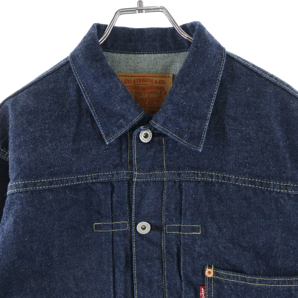 Levi's VINTAGE CLOTHING(リーバイス ビンテージ クロージング) 90S 日本製 1st 復刻 シンチバック ボタンアップ デニムジャケット インディゴ J02 71506XX