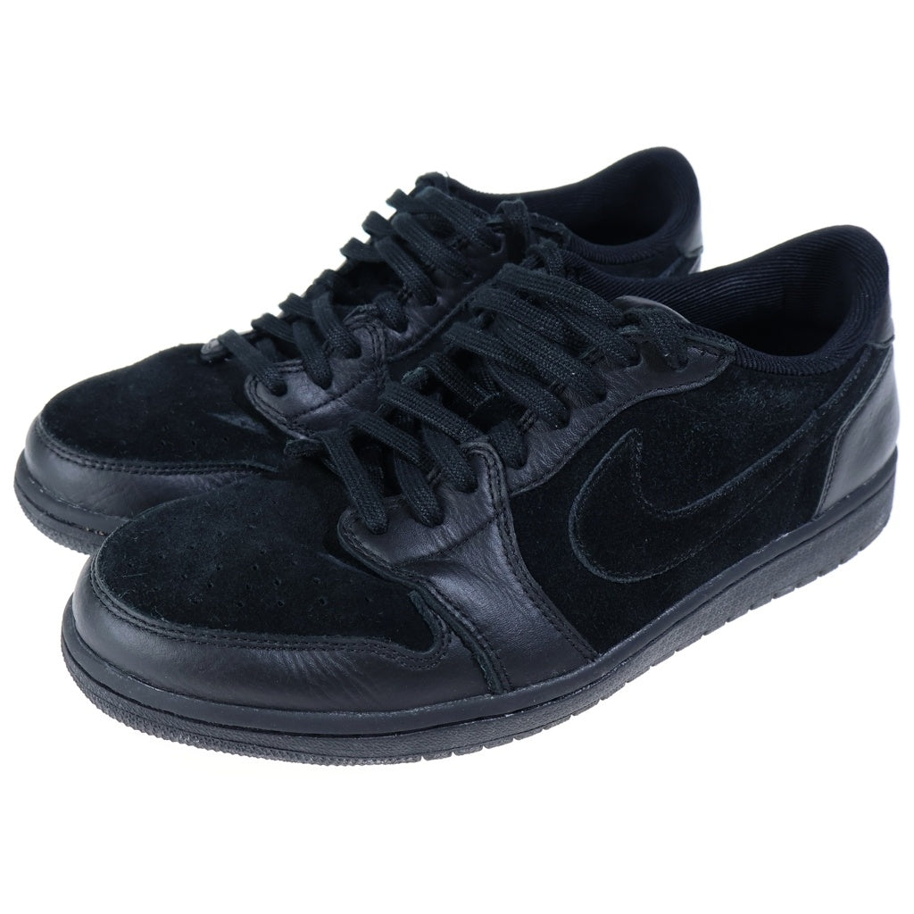 NIKE(ナイキ) AIR JORDAN LOW PREMIUM エアジョーダン 1 レトロ ロー プレミアム トリプルブラック ローカットスニーカー シューズ ブラック 919701-010
