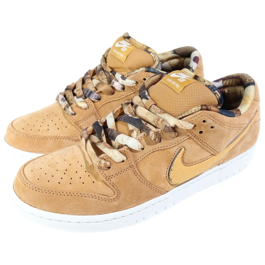 NIKE(ナイキ) ×NOTE Manchester SB Dunk Low Flax ノート マンチェスター ローカットスニーカー シューズ ブラウン IO9508-200