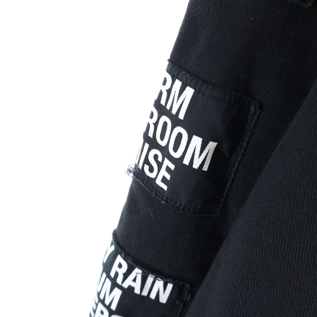 RAF SIMONS(ラフシモンズ) 21SS Teenage Dreams Oversized Hoodie ティーンエイジ ドリームズ オーバーサイズド フーディー パーカー ブラック 211-M175D