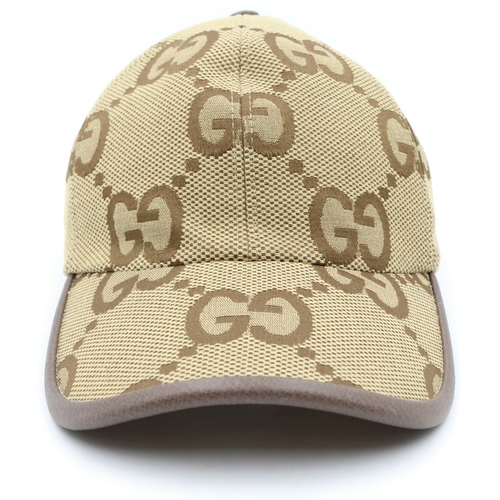 GUCCI(グッチ) GGキャンバス ベースボールキャップ ブラウン 681264 3HAGJ レディース