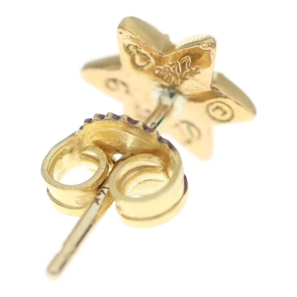 CHROME HEARTS(クロムハーツ) 22K CO STAR スタースタッド ピアス ゴールド