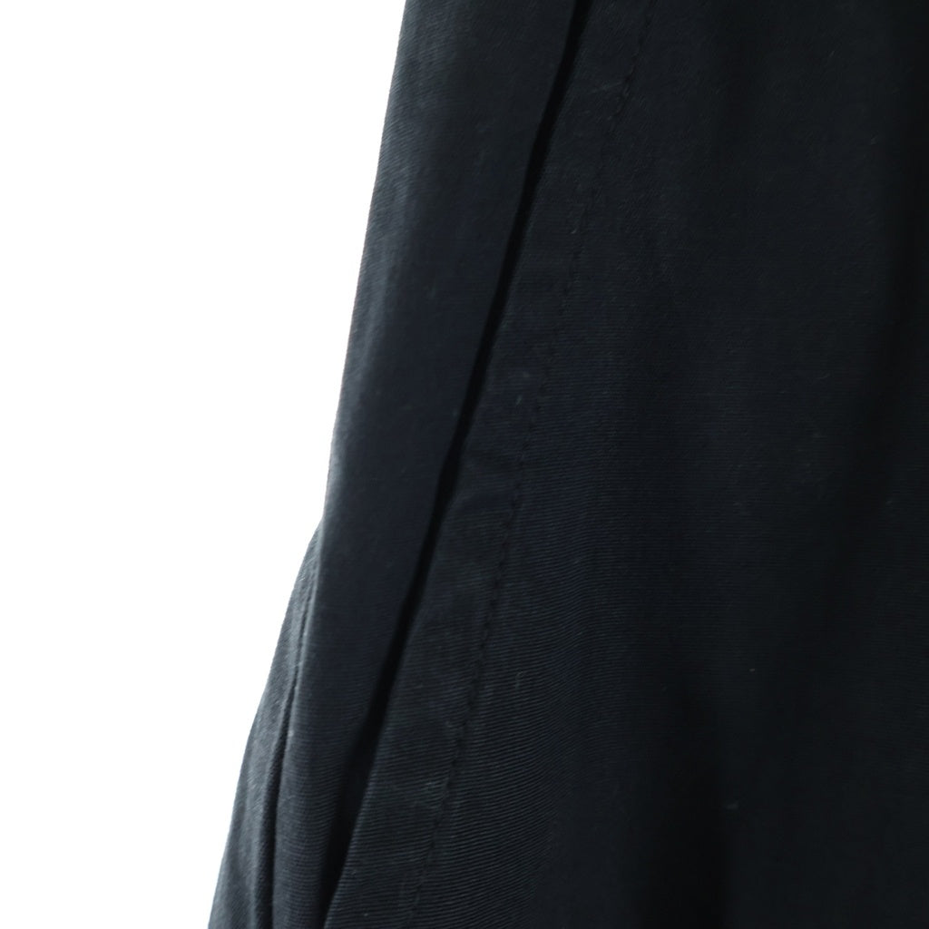 Rick Owens(リックオウエンス) 25SS DRAWSTRING CROPPED PANTS クロップド サルエルパンツ ブラック RU01E5381-TE