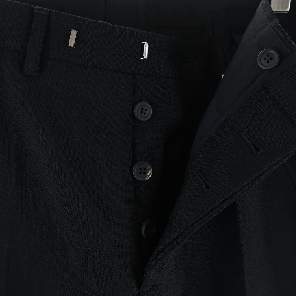 Rick Owens(リックオウエンス) Pressed Crease Tailored Pants ウールテーラードパンツ スラックスパンツ ブラック RU02E1352-WGP