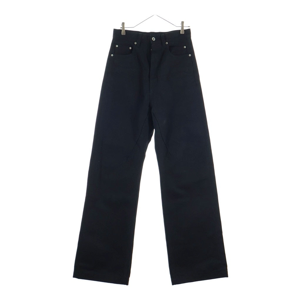 Rick Owens DRKSHDW(リックオウエンス ダークシャドウ) 21AW GETH JEANS ゲスジーンズ 岡山 ワイドデニムパンツ ブラック RR02A5309-HBLKJP