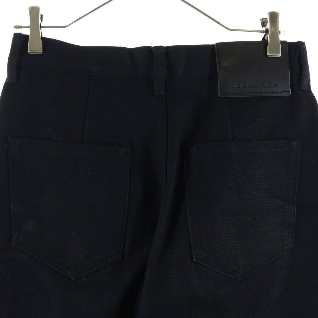 Rick Owens DRKSHDW(リックオウエンス ダークシャドウ) 21AW GETH JEANS ゲスジーンズ 岡山 ワイドデニムパンツ ブラック RR02A5309-HBLKJP