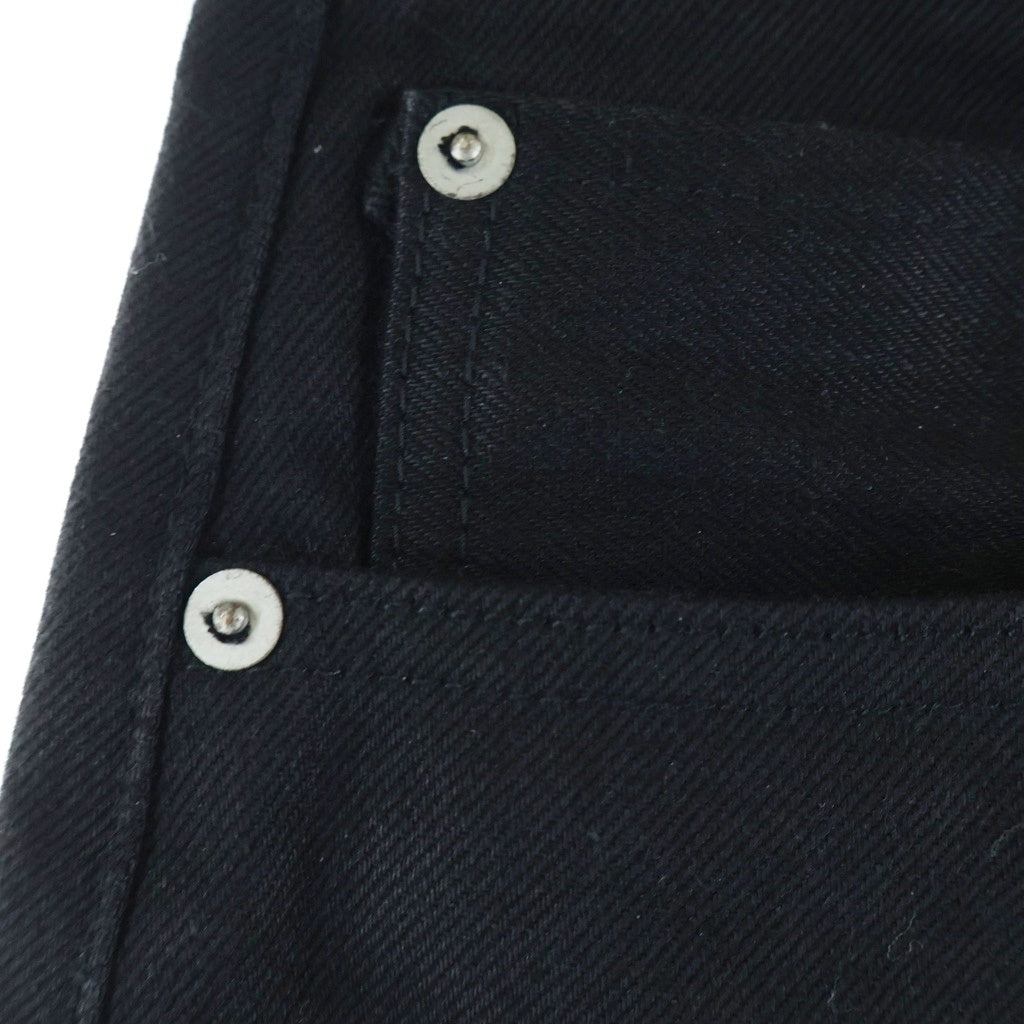 Rick Owens DRKSHDW(リックオウエンス ダークシャドウ) 21AW GETH JEANS ゲスジーンズ 岡山 ワイドデニムパンツ ブラック RR02A5309-HBLKJP
