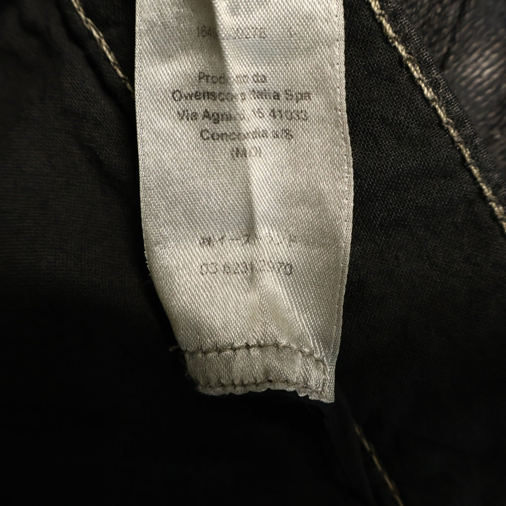 Rick Owens(リックオウエンス) JORIS TROUSER ドッキングフレアデニムパンツ ブラック RR02E1308-BMCCL