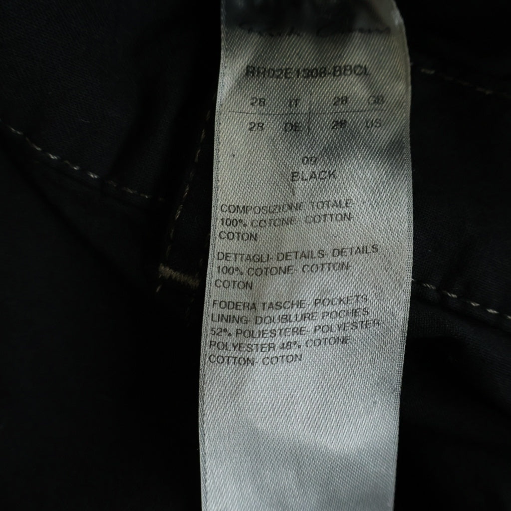 Rick Owens(リックオウエンス) JORIS TROUSER ドッキングフレアデニムパンツ ブラック RR02E1308-BBCL