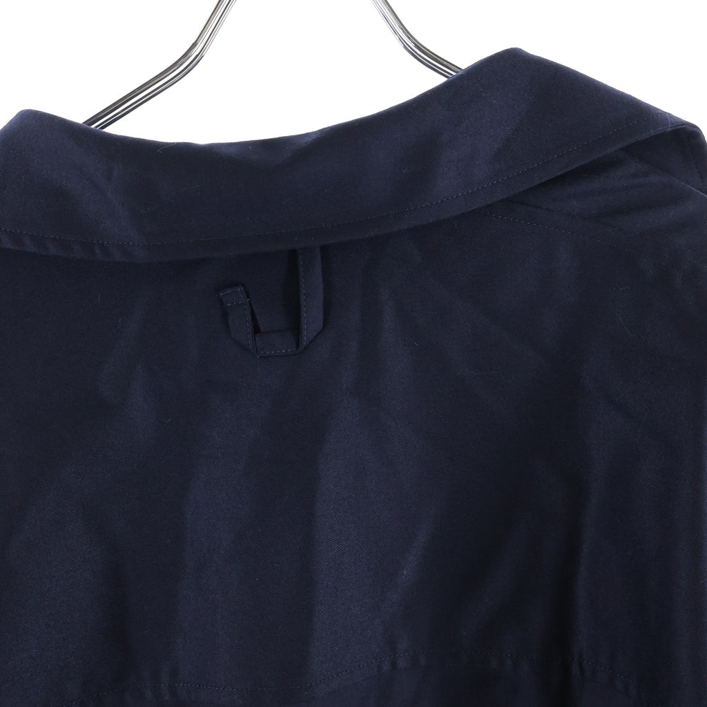 JACQUEMUS(ジャックムス) 25AW La Chemis Cuadro Shirt アシンメトリー長袖シャツ ネイビー SHM00537AW00631380