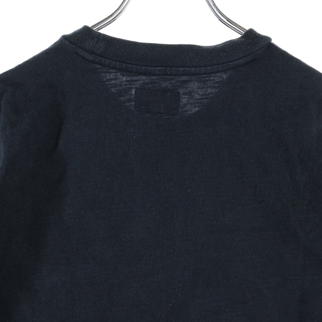 SUPREME(シュプリーム) Pocket Tee フロントポケット ロゴエンブロイダリー クルーネック半袖Tシャツ カットソー ブラック