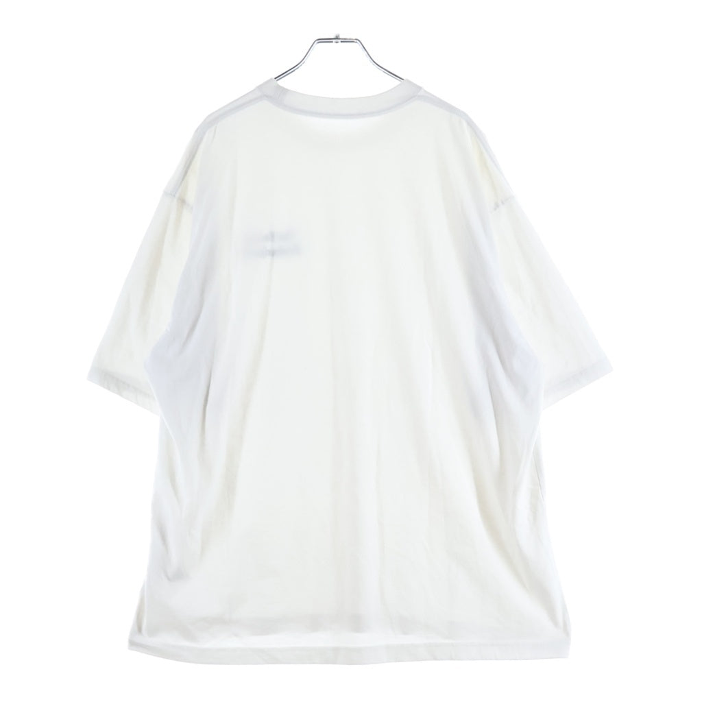 The Ennoy Professional(エンノイプロフェッショナル) フロントロゴ刺繍 クルーネック半袖Tシャツ カットソー ホワイト SS25BRENCT05NTL SS25BRENCT04NTL