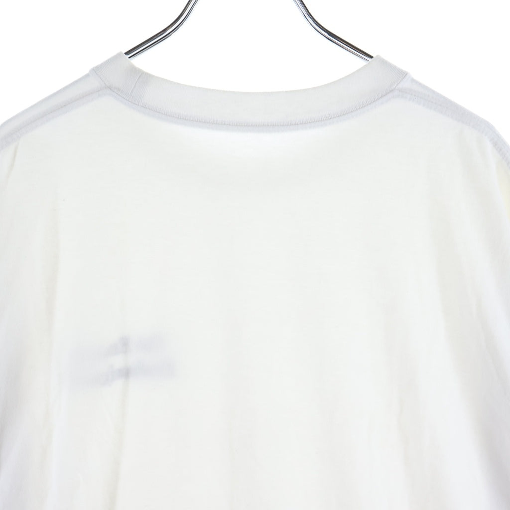 The Ennoy Professional(エンノイプロフェッショナル) フロントロゴ刺繍 クルーネック半袖Tシャツ カットソー ホワイト SS25BRENCT05NTL SS25BRENCT04NTL