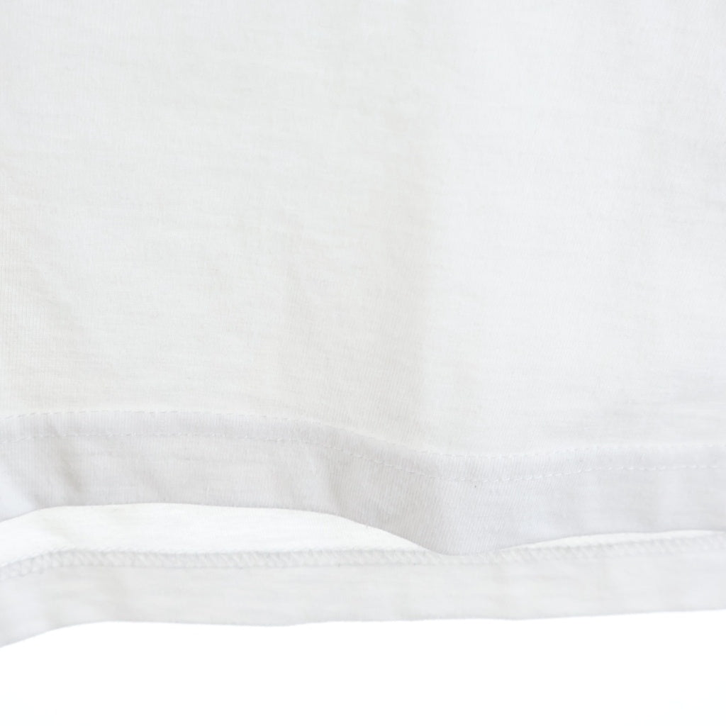 The Ennoy Professional(エンノイプロフェッショナル) フロントロゴ刺繍 クルーネック半袖Tシャツ カットソー ホワイト SS25BRENCT05NTL SS25BRENCT04NTL