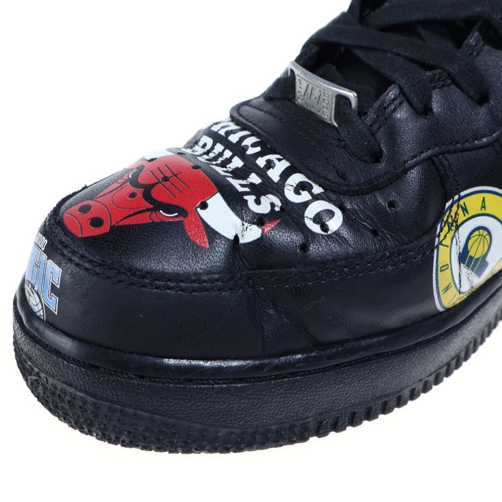 NIKE(ナイキ) ×supreme NBA × Nike Air Force 1 Mid '07 Black エアフォース1 ミッド ブラック AQ8017-001