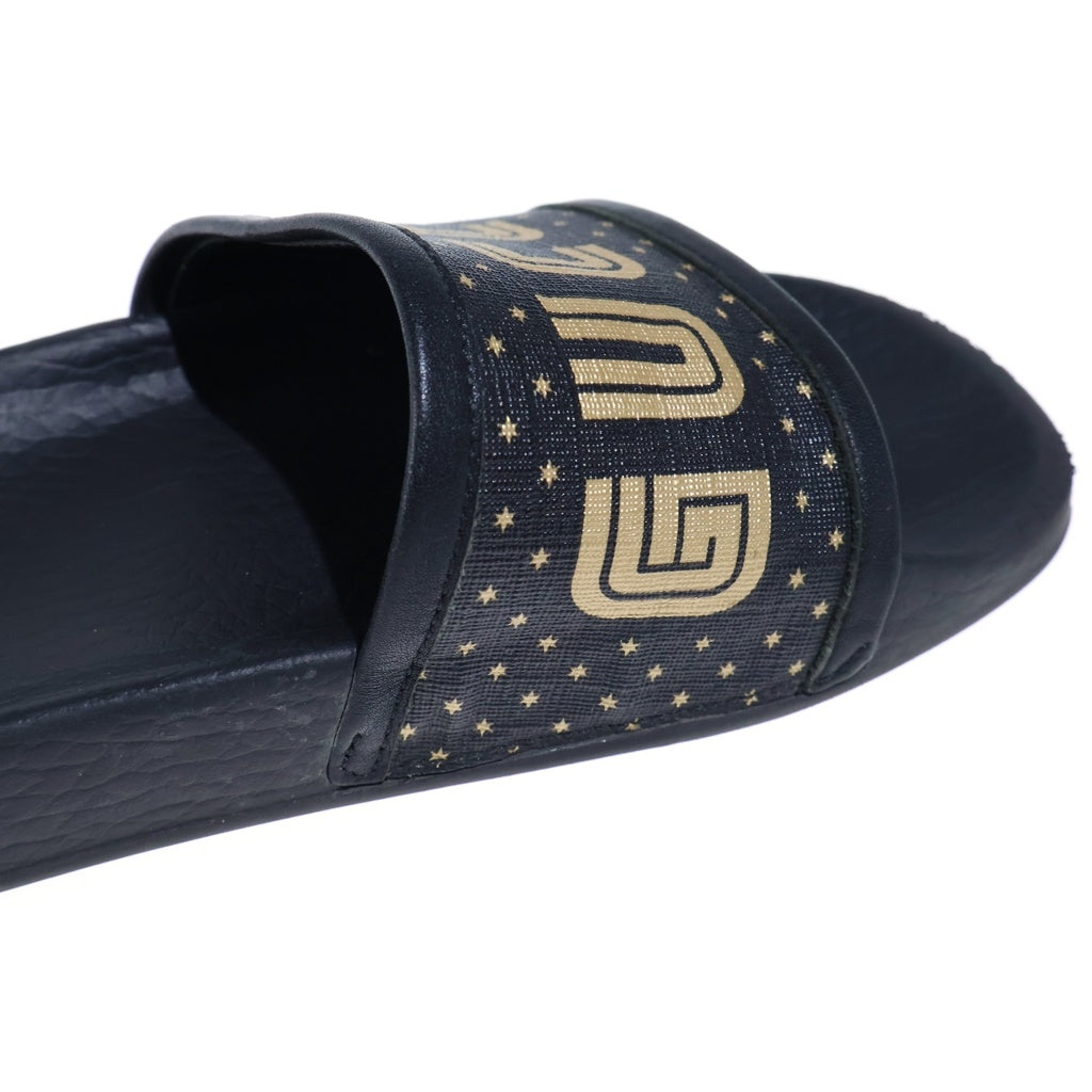 GUCCI(グッチ) セガスター スライドサンダル ブラック/ゴールド レディース