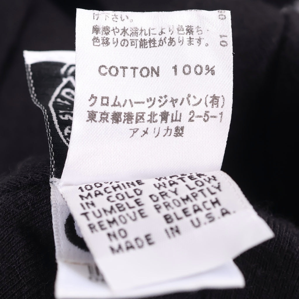 CHROME HEARTS(クロムハーツ) CHクロス刺繍 ビーニー サーマルニット帽 ブラック