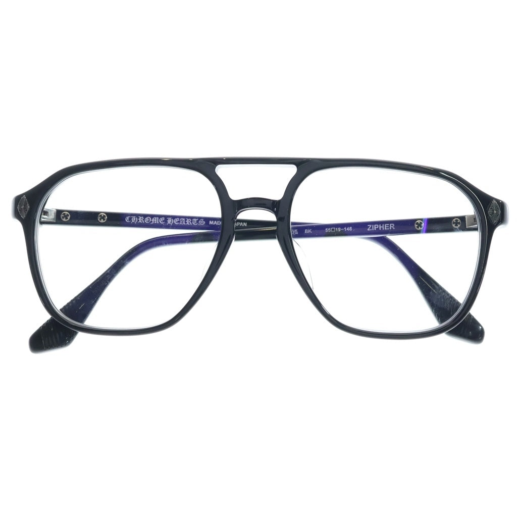 CHROME HEARTS(クロムハーツ) ZIPHER サングラス アイウェア 眼鏡 ブラック