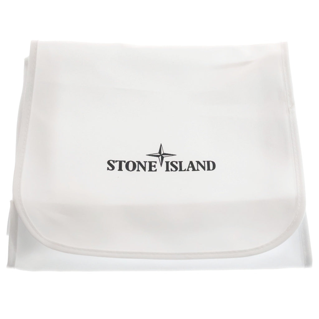 STONE ISLAND(ストーンアイランド) 26SS COATED NYLON METAL IN ECONYL ロゴパッチ コーテッドナイロン ボディバック ブラック L1S159200015S0251