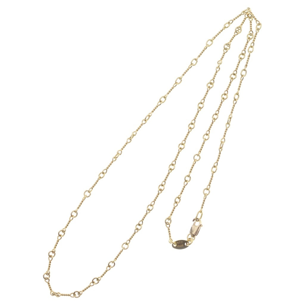 CHROME HEARTS(クロムハーツ) 22K NECKCHAIN T18 ツイストチェーンネックレス 18inch ゴールド