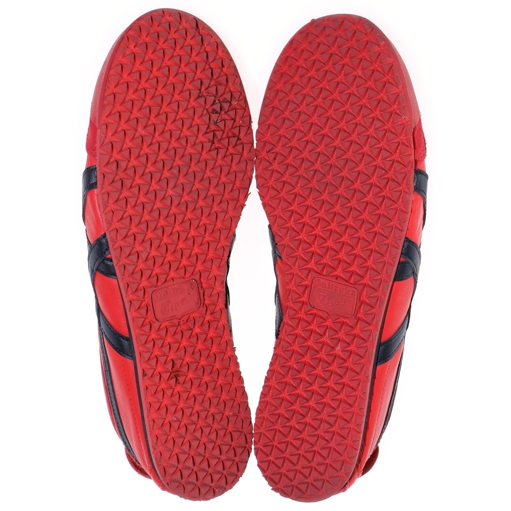 Onitsuka Tiger(オニツカタイガー) MEXICO 66 メキシコ66 レザーローカットスニーカー レッド 1183C102