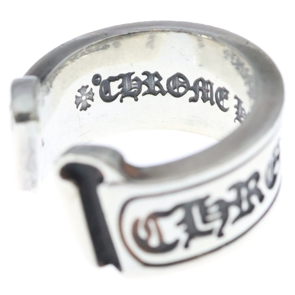 CHROME HEARTS(クロムハーツ) LG SCROLL LABEL ラージスクロールラベル リング シルバーBCA383