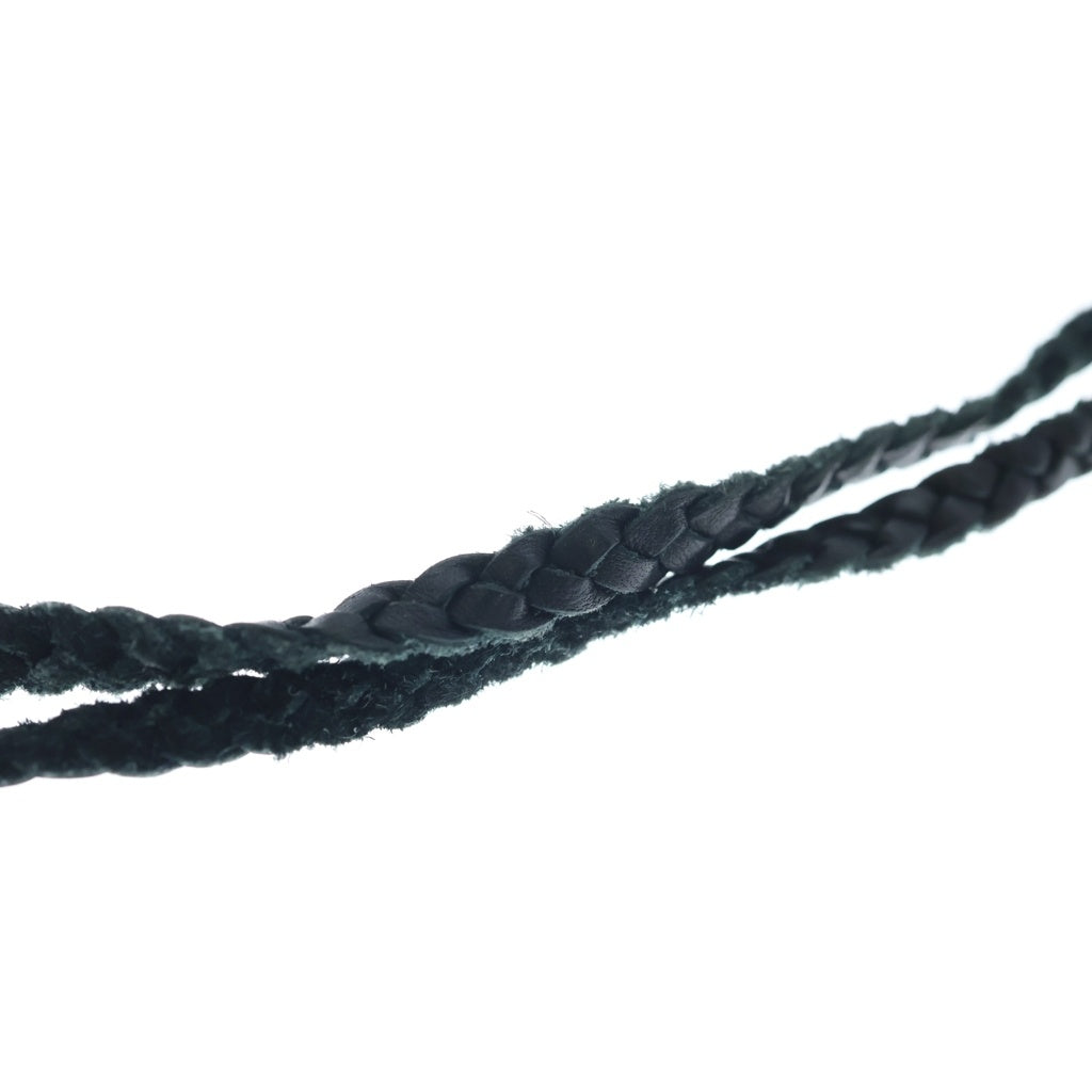CHROME HEARTS(クロムハーツ) FILIG CROSS-XSM LB フィリグリークロスXS wレザーブレイド ネックレス シルバー