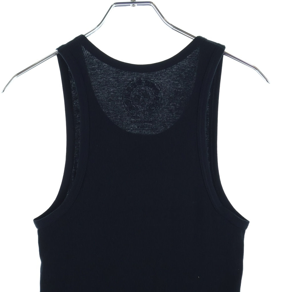 CHROME HEARTS(クロムハーツ) BEADED CROSS TANK TOP ビーズクロス タンクトップ ブラック/ピンク