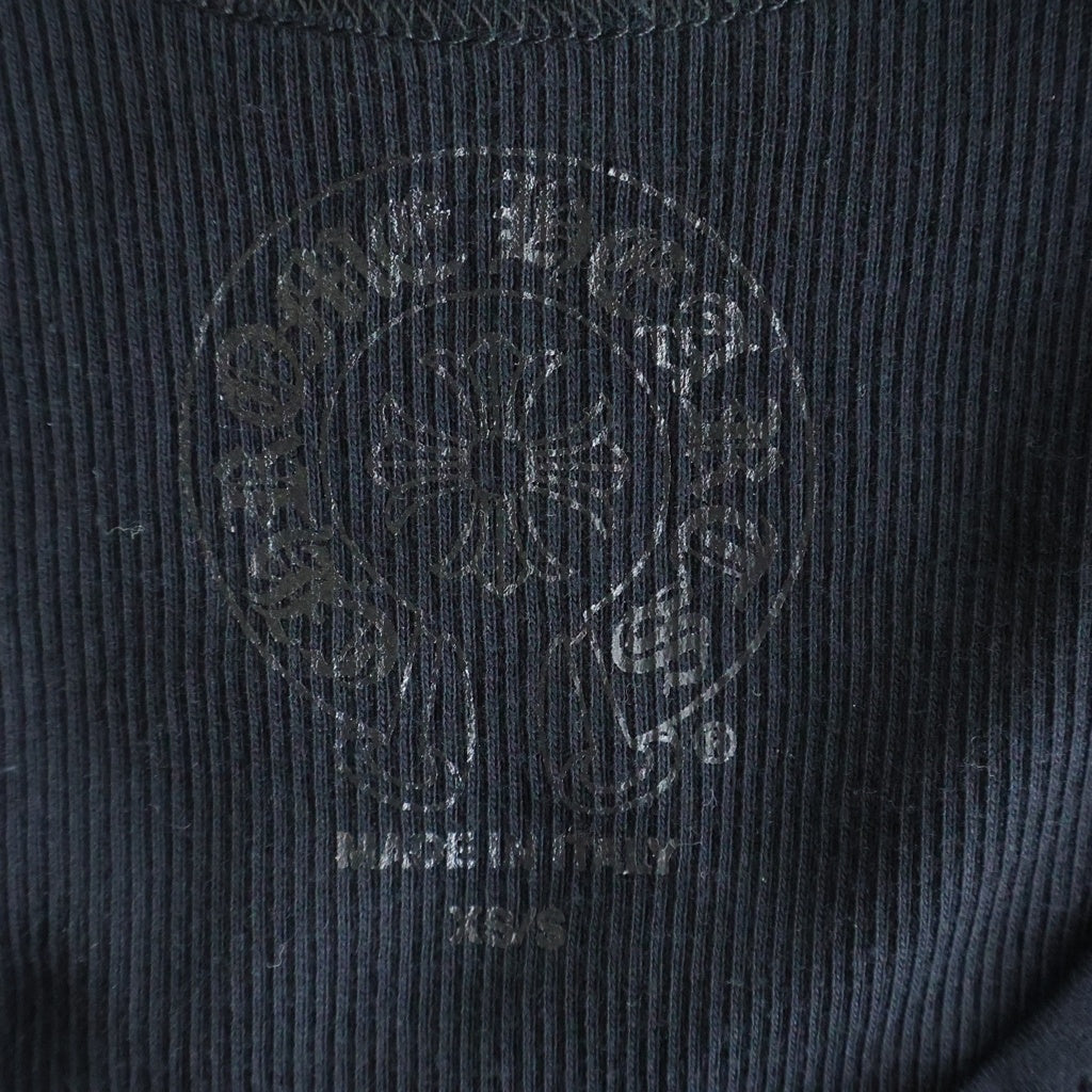 CHROME HEARTS(クロムハーツ) BEADED CROSS TANK TOP ビーズクロス タンクトップ ブラック/ピンク