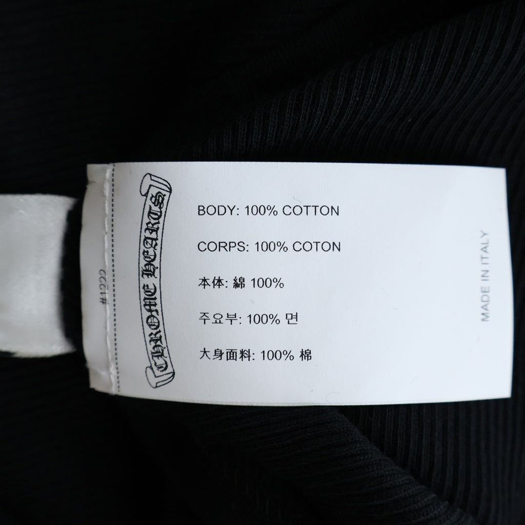 CHROME HEARTS(クロムハーツ) BEADED CROSS TANK TOP ビーズクロス タンクトップ ブラック/ピンク