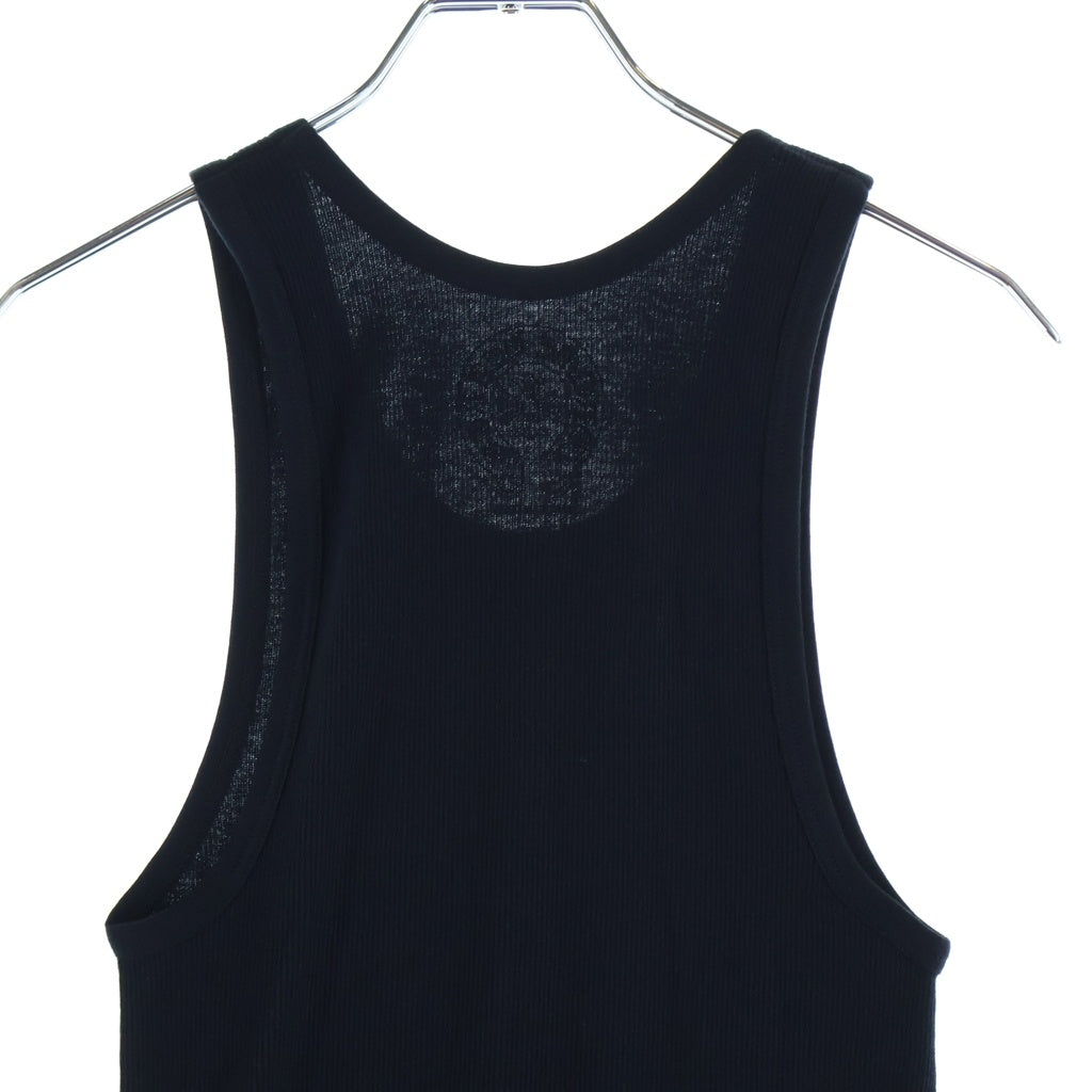 CHROME HEARTS(クロムハーツ) BEADED CROSS TANK TOP ビーズクロス タンクトップ ブラック/ピンク