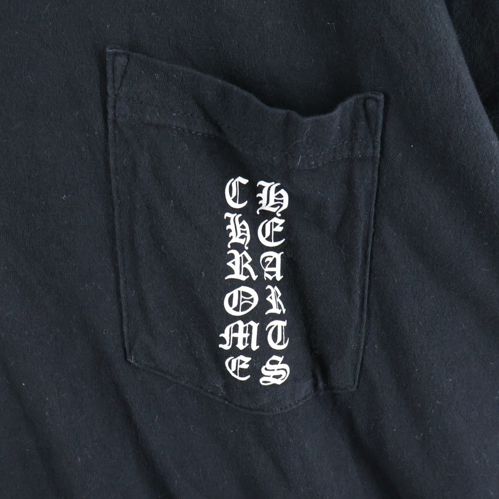 CHROME HEARTS(クロムハーツ) CH S/S TEE 東京限定 英字ロゴバックスクロールラベルプリント 半袖Tシャツ カットソー ブラック
