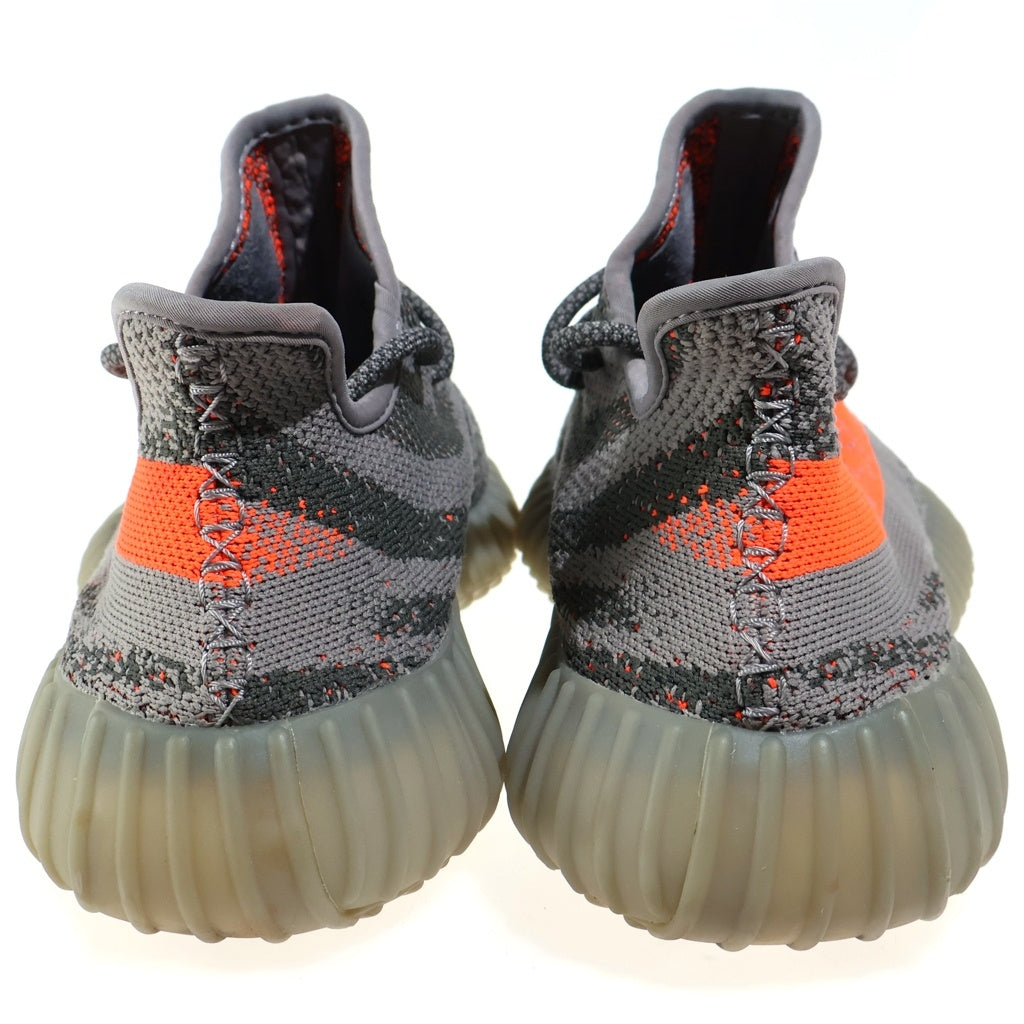 adidas(アディダス) YEEZY BOOST Beluga イージーブースト 350 V2 ベルーガ ローカットスニーカー グレー/オレンジ US9.5/27.5cm BB1826