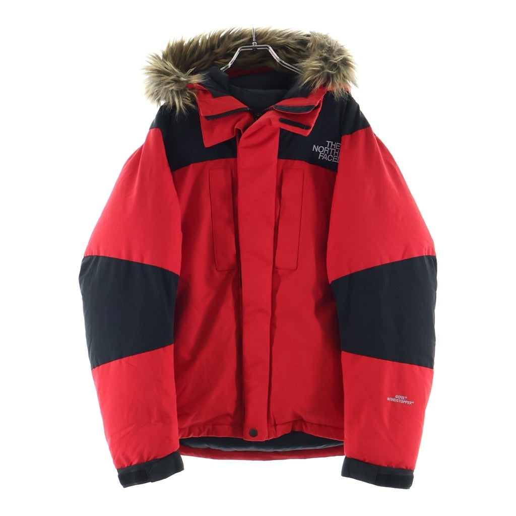 THE NORTH FACE(ザノースフェイス) POLAR JACKET ポーラージャケット ナイロン フーデッドダウンジャケット レッド ND91704R