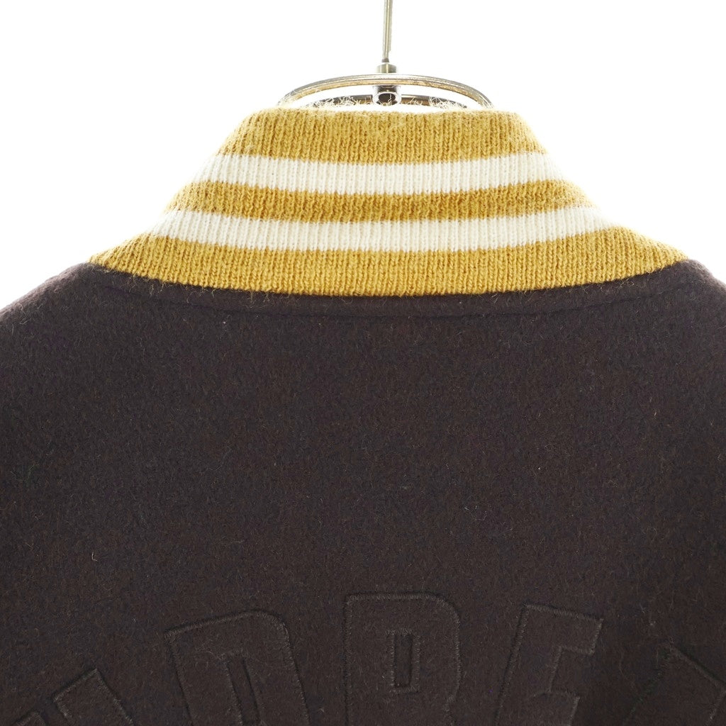 SUPREME(シュプリーム) 02AW Nueva York Varsity Jacket ヌエバヨーク ヴァーシティージャケット ブラウン