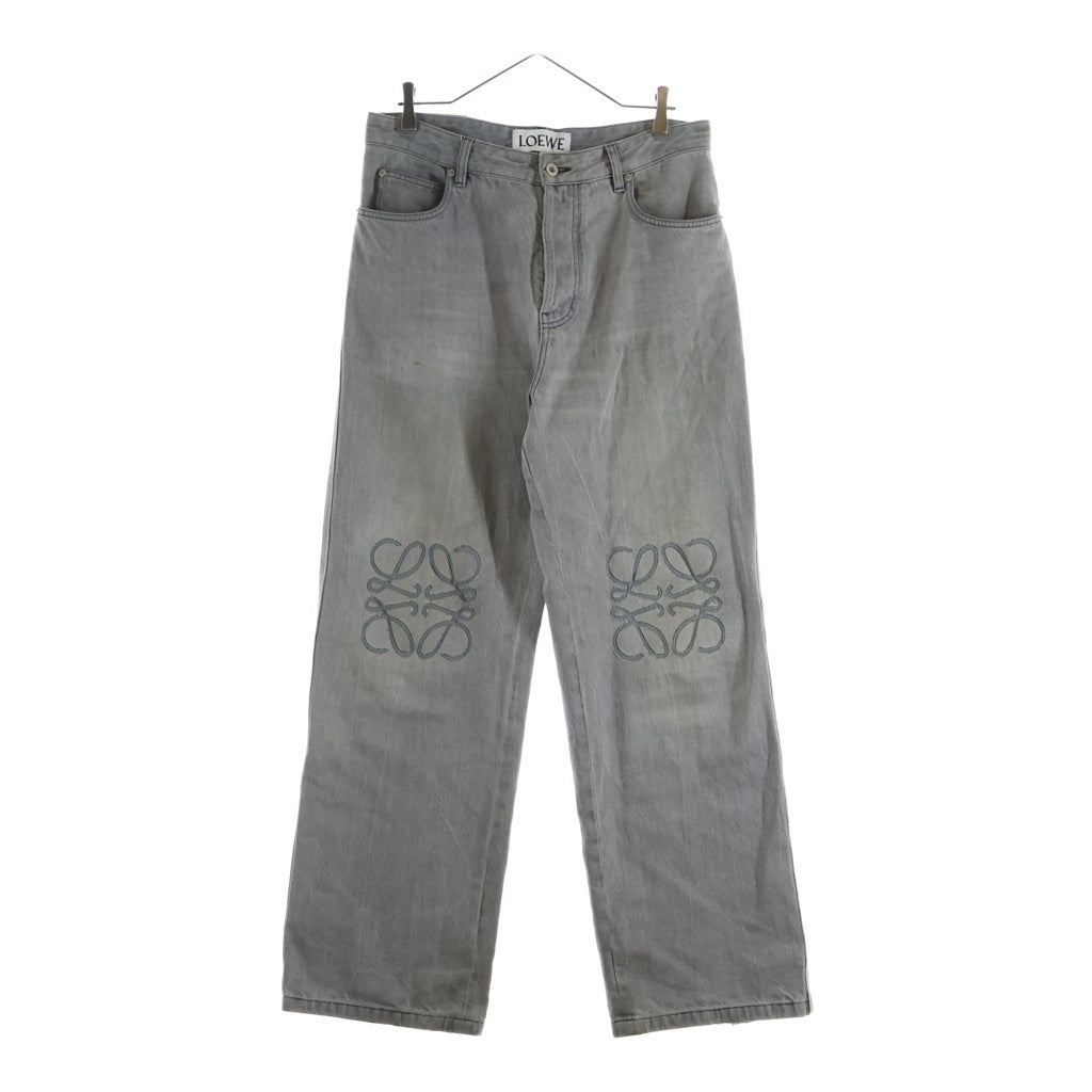 LOEWE(ロエベ) 25SS アナグラムバギーデニムパンツ グレー H526Y11W57