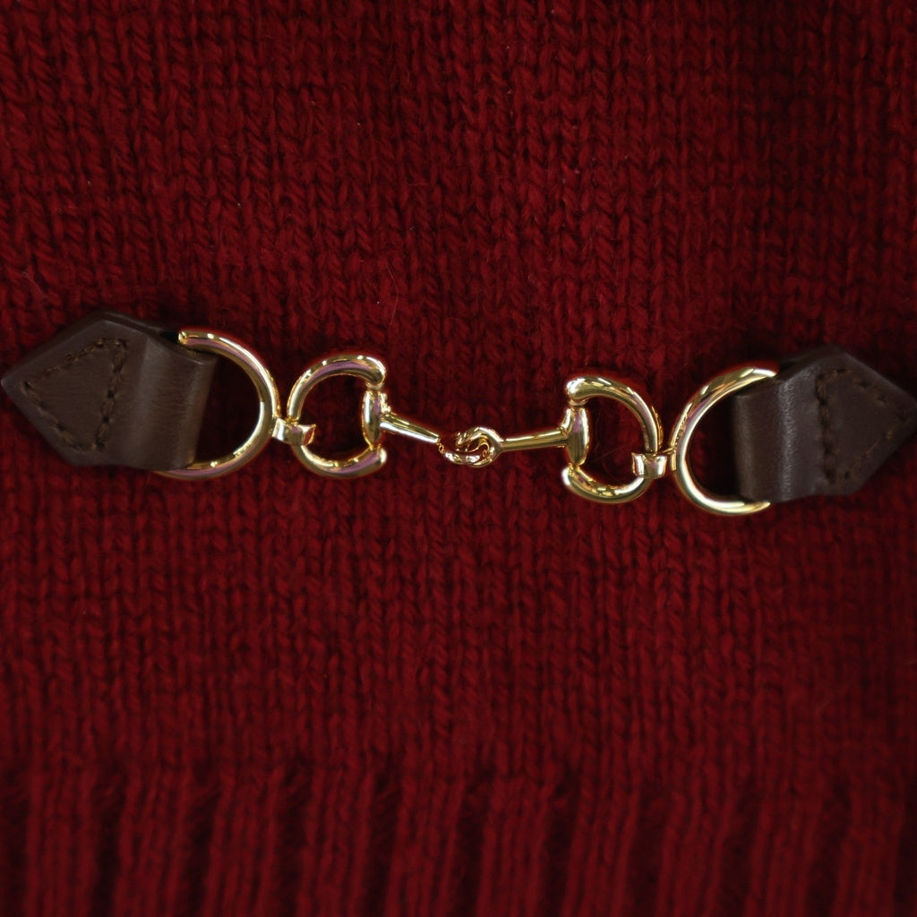 GUCCI(グッチ) カシミア クルーネックニットセーター レディース レッド 628389 XKBH9