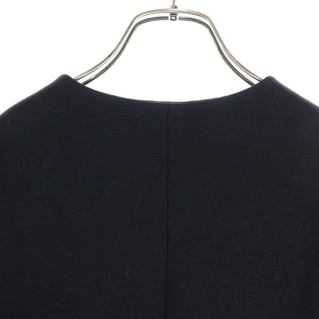 BALENCIAGA(バレンシアガ) ノーカラーウールロングジャケット コート ブラック 357638 TKK19 レディース