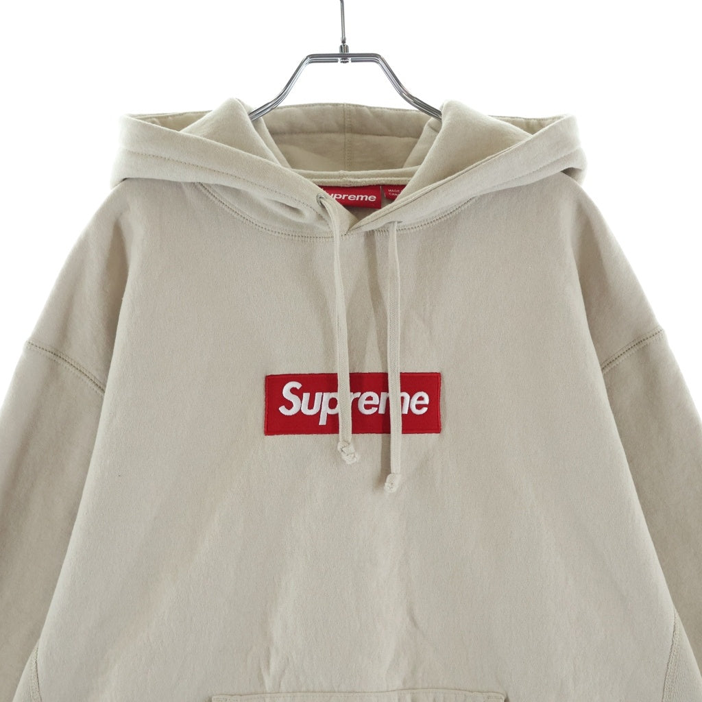 SUPREME(シュプリーム) 24AW Box Logo Hooded Sweatshirt ボックスロゴ プルオーバースウェットパーカー ベージュ