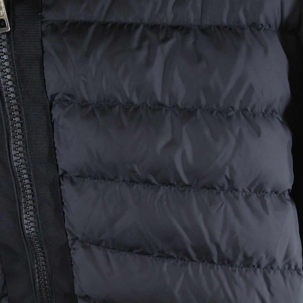 MONCLER(モンクレール) CARDIGAN TRICOT カーディガントリコット ニット切り替え ジップアップダウンジャケット ブラック I20919BB50800