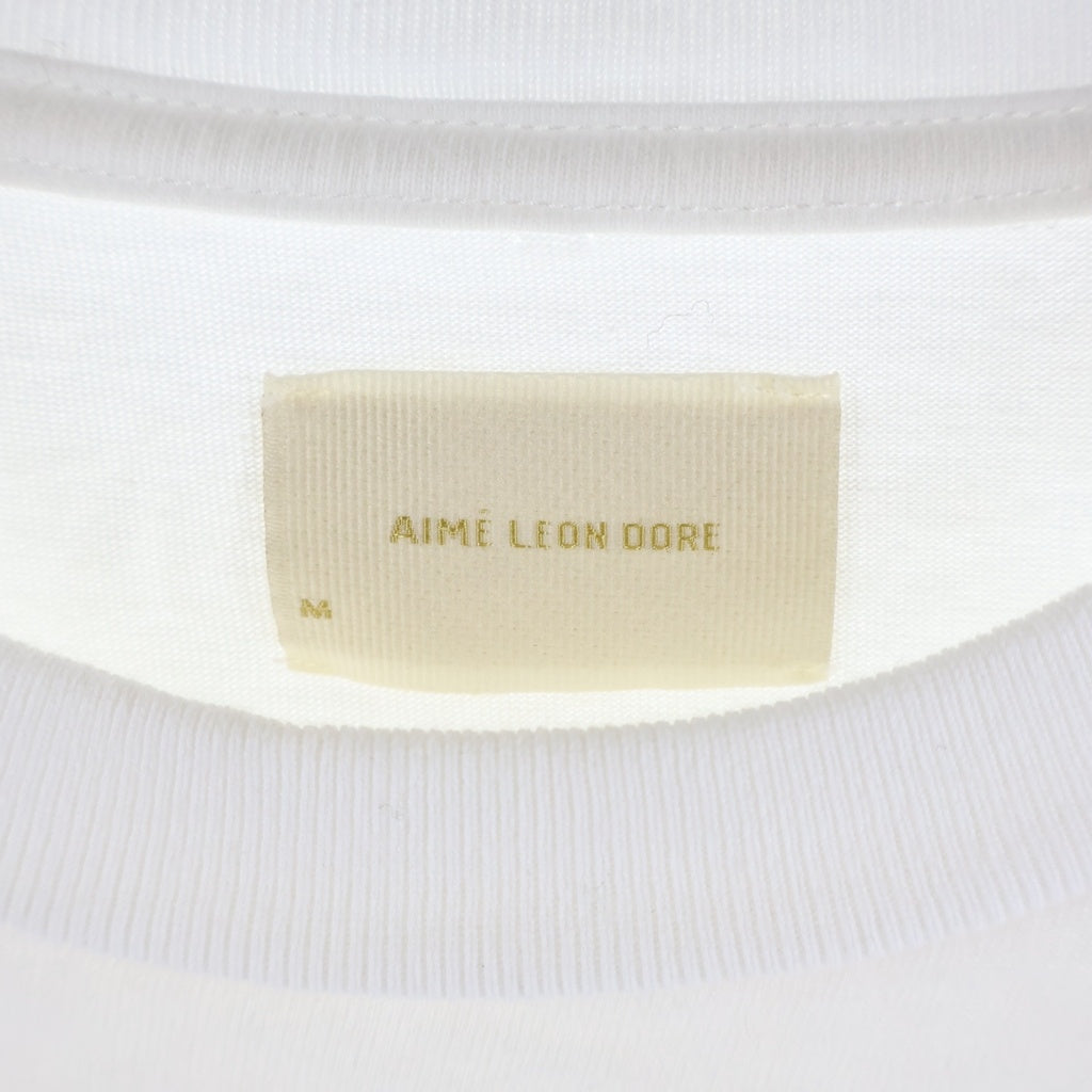aimer le mieux(エメルミュー) マルベリーバックグラフィックプリントTシャツ ホワイト