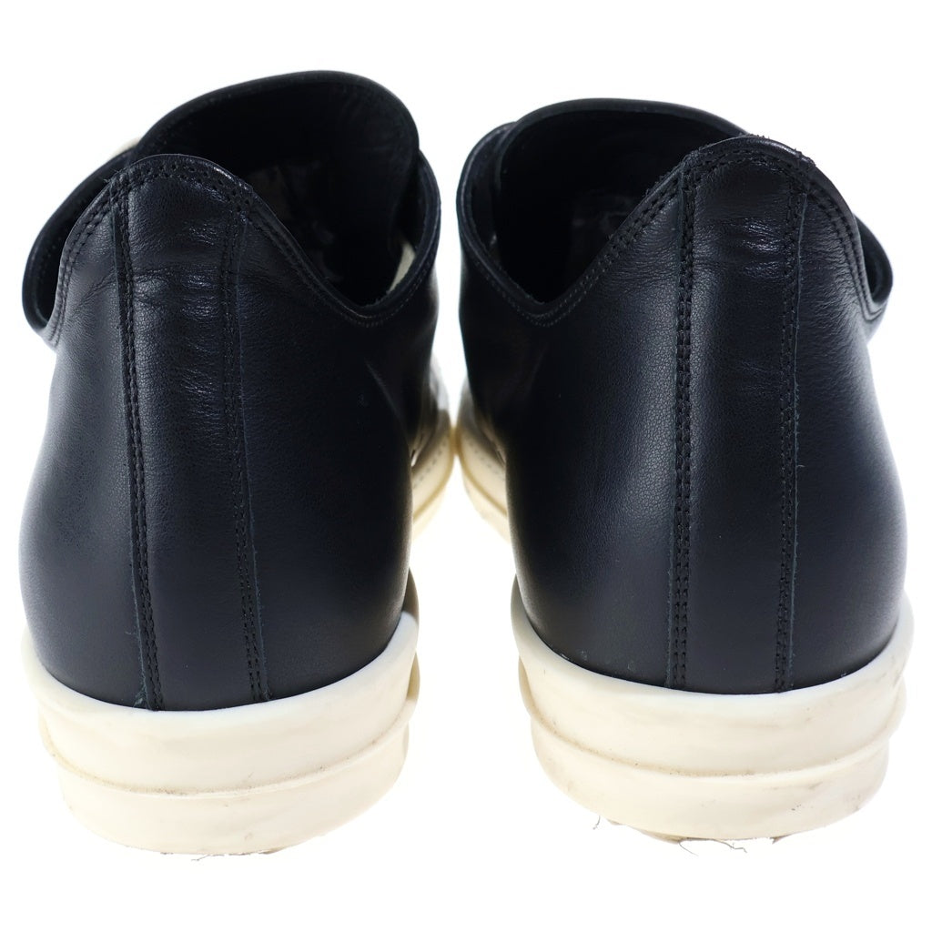 Rick Owens(リックオウエンス) LOW SNEAKS スニークス シャークソール レザーローカットスニーカー ブラック 77444