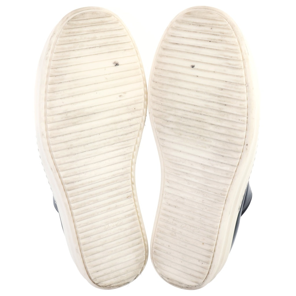Rick Owens(リックオウエンス) LOW SNEAKS スニークス シャークソール レザーローカットスニーカー ブラック 77444