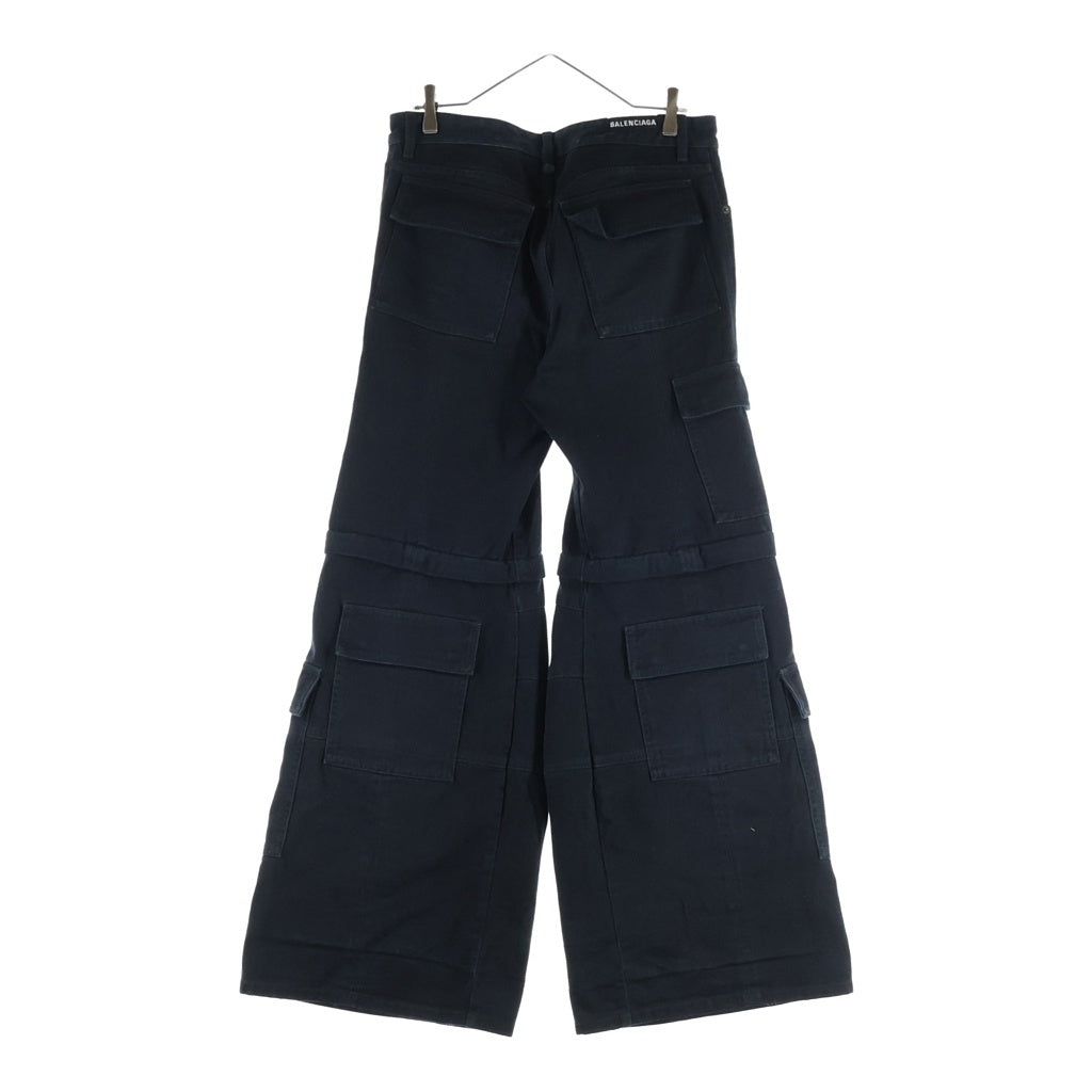 BALENCIAGA(バレンシアガ) FLARED CARGOPANTS フレアカーゴパンツ ブラック 783694 TNW11