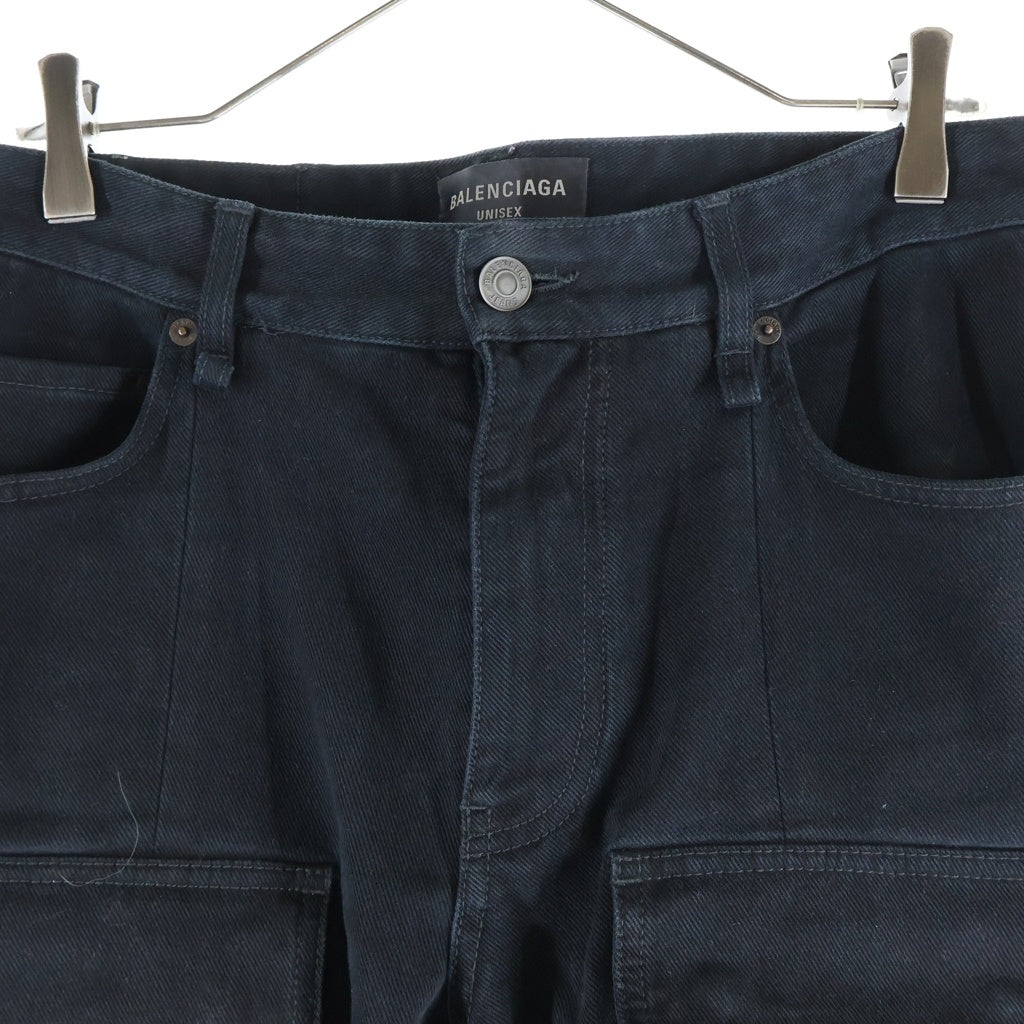 BALENCIAGA(バレンシアガ) FLARED CARGOPANTS フレアカーゴパンツ ブラック 783694 TNW11
