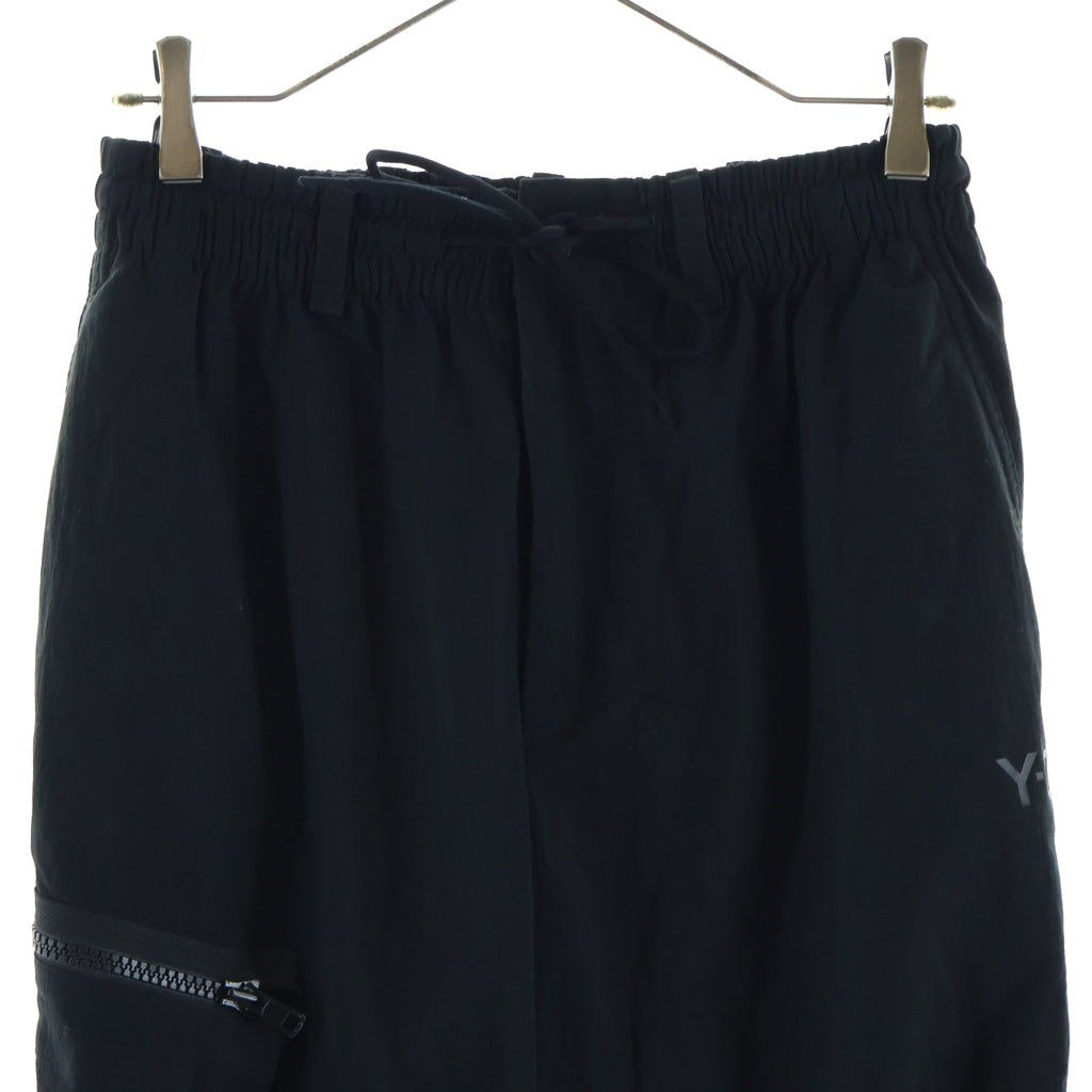Y-3(ワイスリー) ジップアップ ナイロン カーゴパンツ ブラック DY7319